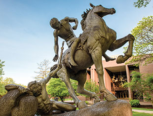 Photo of 'The Torch Bearers' statue. Link to What to Give. Photo of 'The Torch Bearers' statue. Link to What to Give.