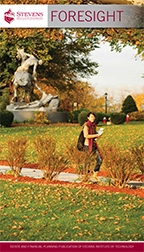 Image of Stevens Institute of Technology's planned giving newsletter, Foresight